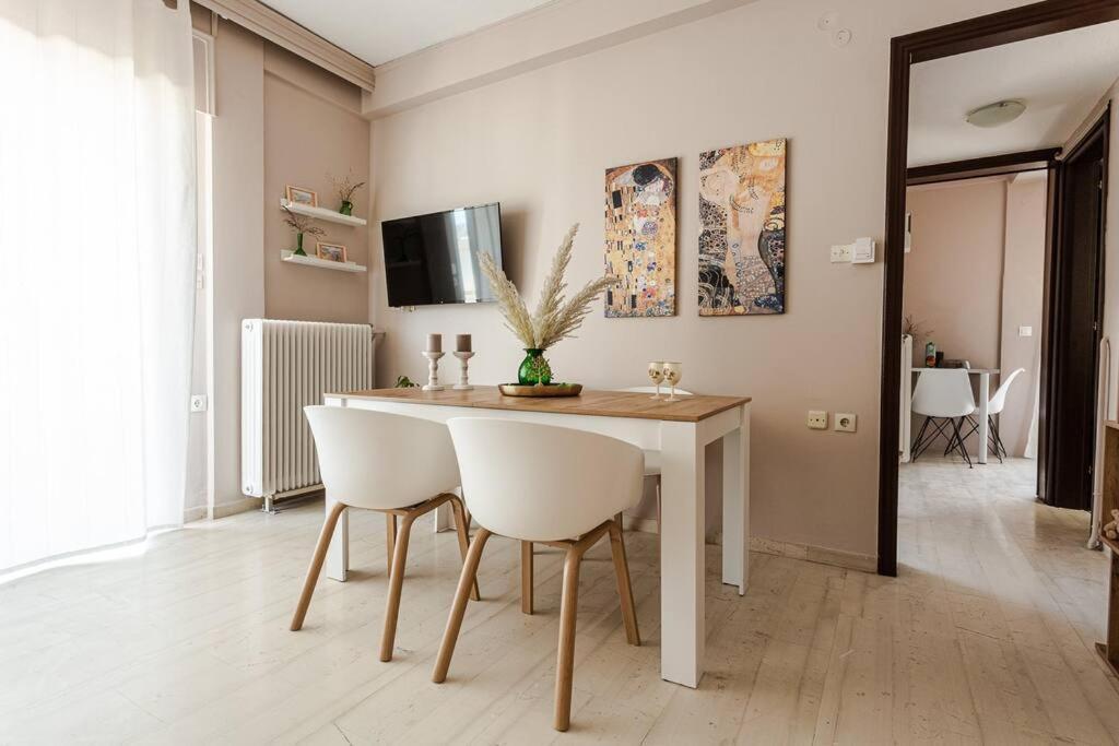 Appartamento Cozy Seaside Penthouse With Sea & Mountain View. Volos Esterno foto