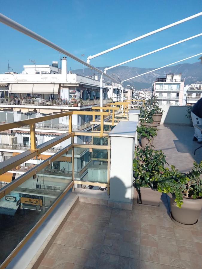 Appartamento Cozy Seaside Penthouse With Sea & Mountain View. Volos Esterno foto